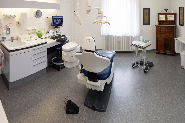Behandlungszimmer von Zahnarzt Dr. Beck in München